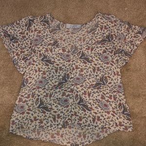 Auguste flowy flower print top